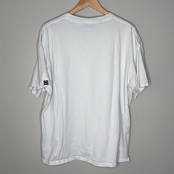 Sweet Pants Paris Short Sleeve Logo Tee in White Tone on Tone Size Large Unisex - Picture 6 of 10